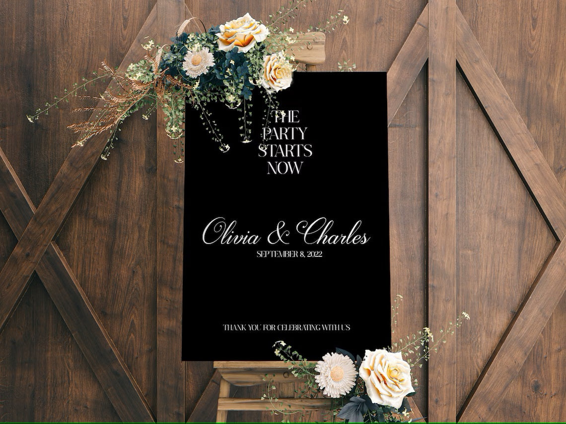 Minimalist Wedding Sign, Classic Wedding Sign, Custom Wedding Decor, Welcome Wedding Sign, Wedding Decoration, Personalized Wedding Signs