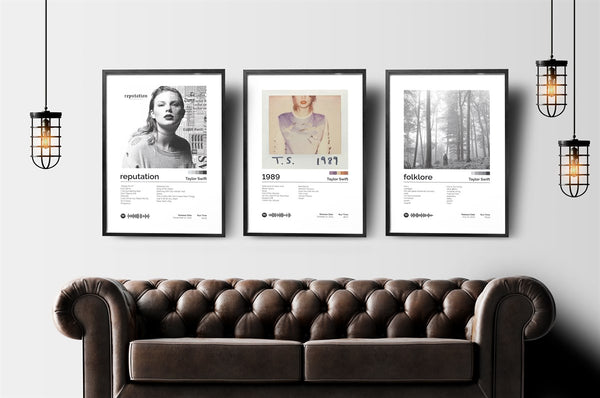Taylor Swift Set of 3 Album Cover | Music Poster | Album