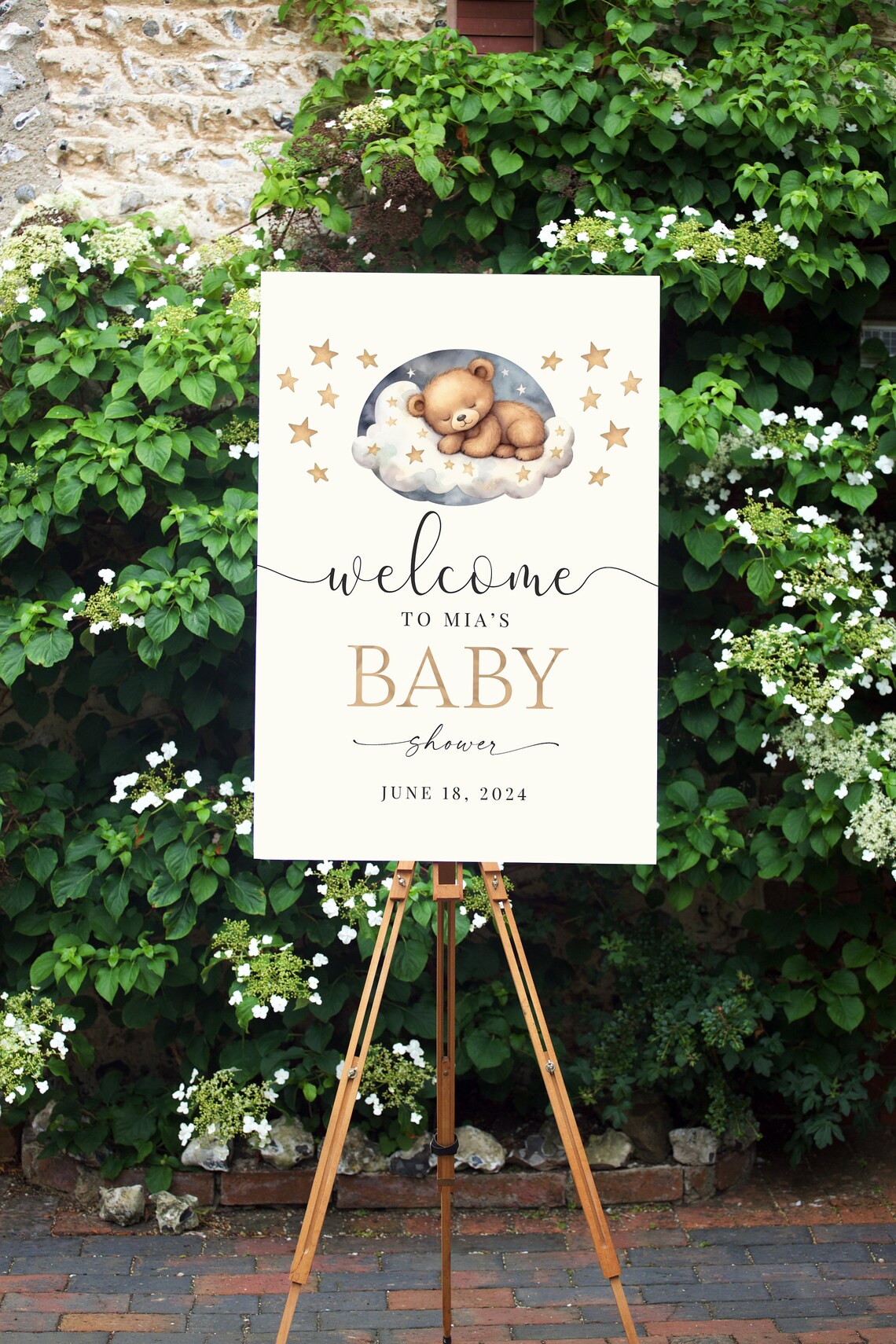 Baby Shower Print, Baby Shower Sign, Baby Shower Sign for Boy, Baby Shower Sign for Girl