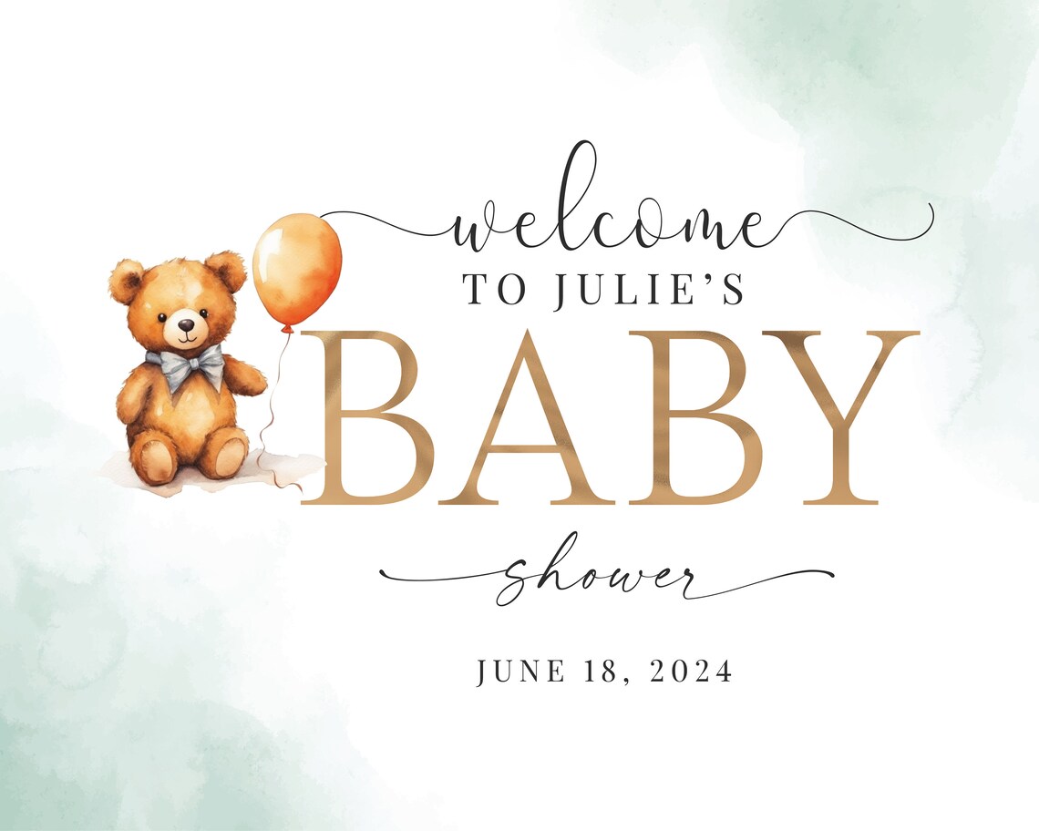 Sign for Baby Shower, Baby Shower Sign, Baby Shower Print, Baby Shower Gift, Baby Shower Decor