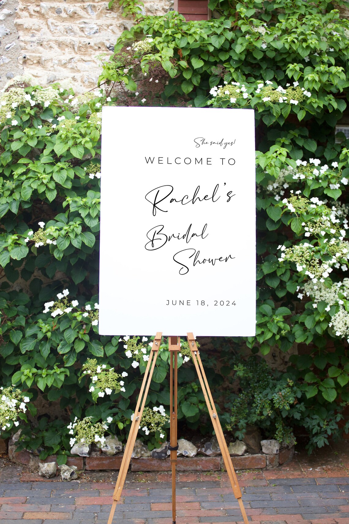 Bridal Shower Sign, Sign for Bridal Shower, Bridal Shower Print, Bridal Shower Decor