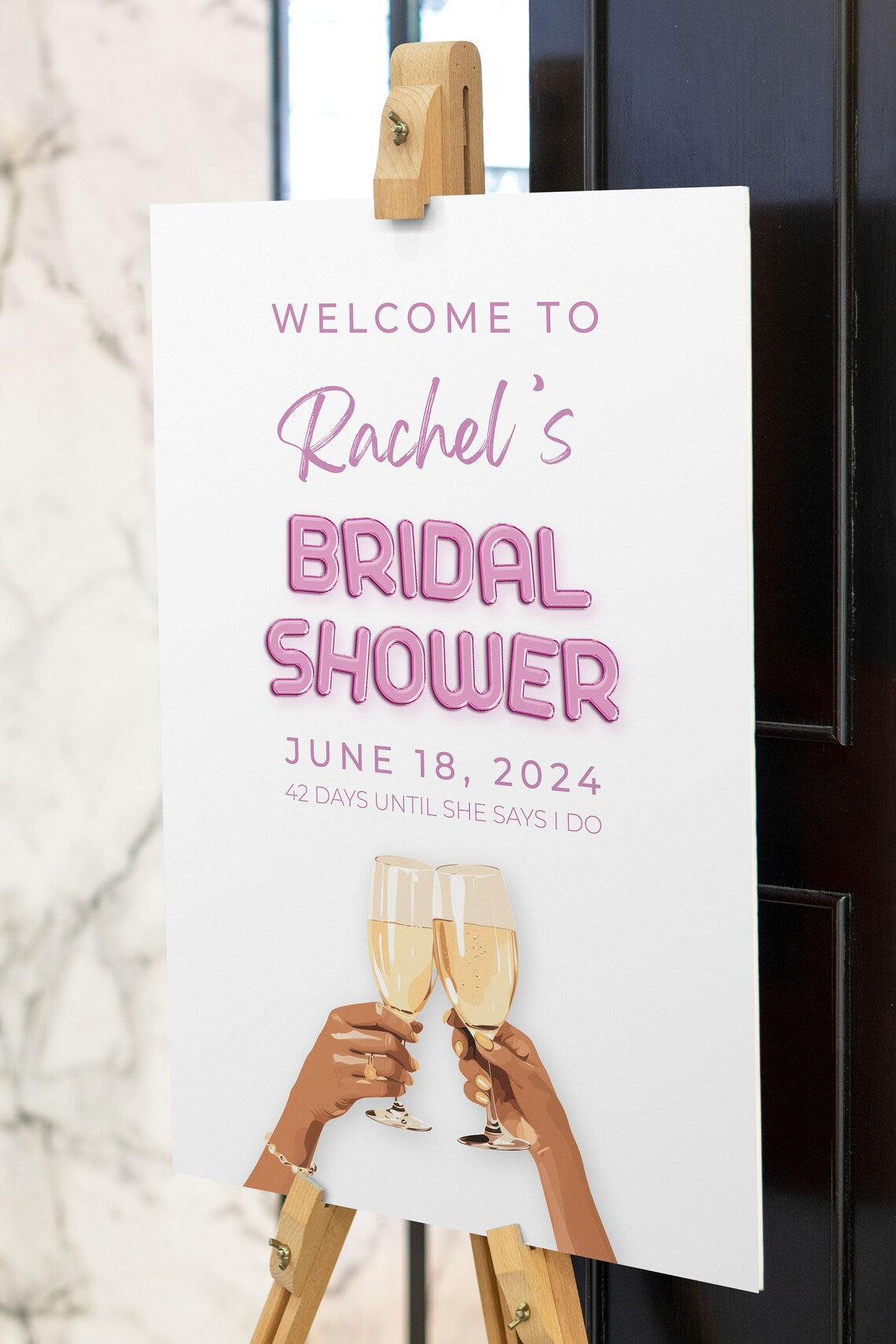 Bridal Shower Sign, Sign for Bridal Shower, Bridal Shower Print, Bridal Shower Decor