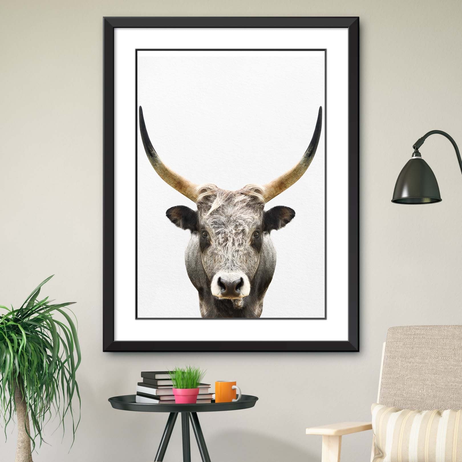 Cow Print, Cow Wall Art, Cow Decor, Living Room Art, Farmhouse Wall Decor, Farmhouse Art, Cow Wall Decor