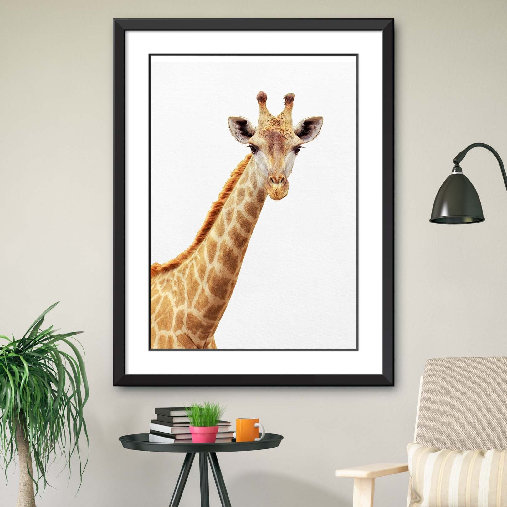 Giraffe Print, Giraffe Wall Art, Giraffe Decor, Living Room Art, Farmhouse Wall Decor, Farmhouse Art, Giraffe Wall Decor,