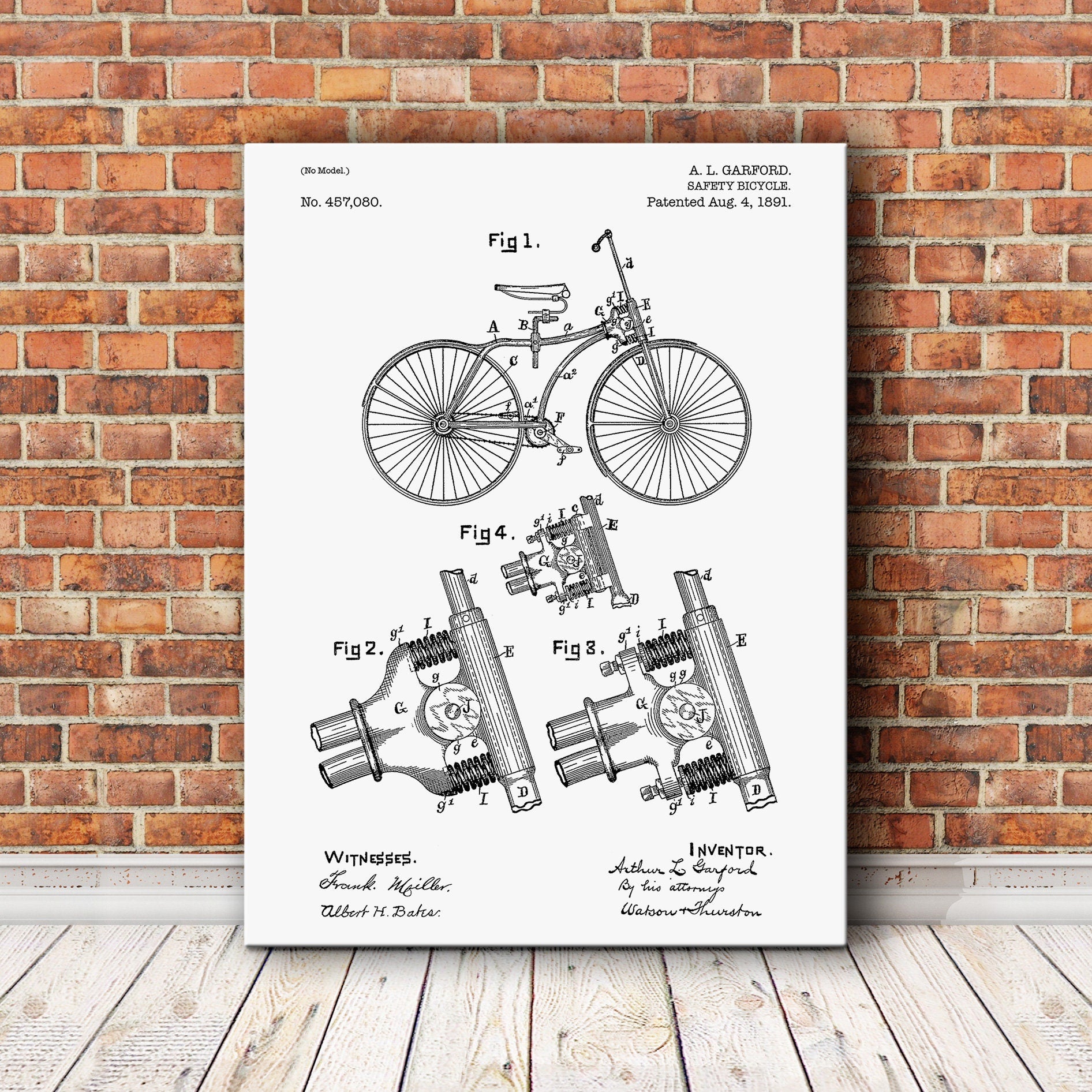 Sports Patent print, Safety Bicycle for Sports Patent print, Patent print, Patent print design, Vintage patent print, Sports Art