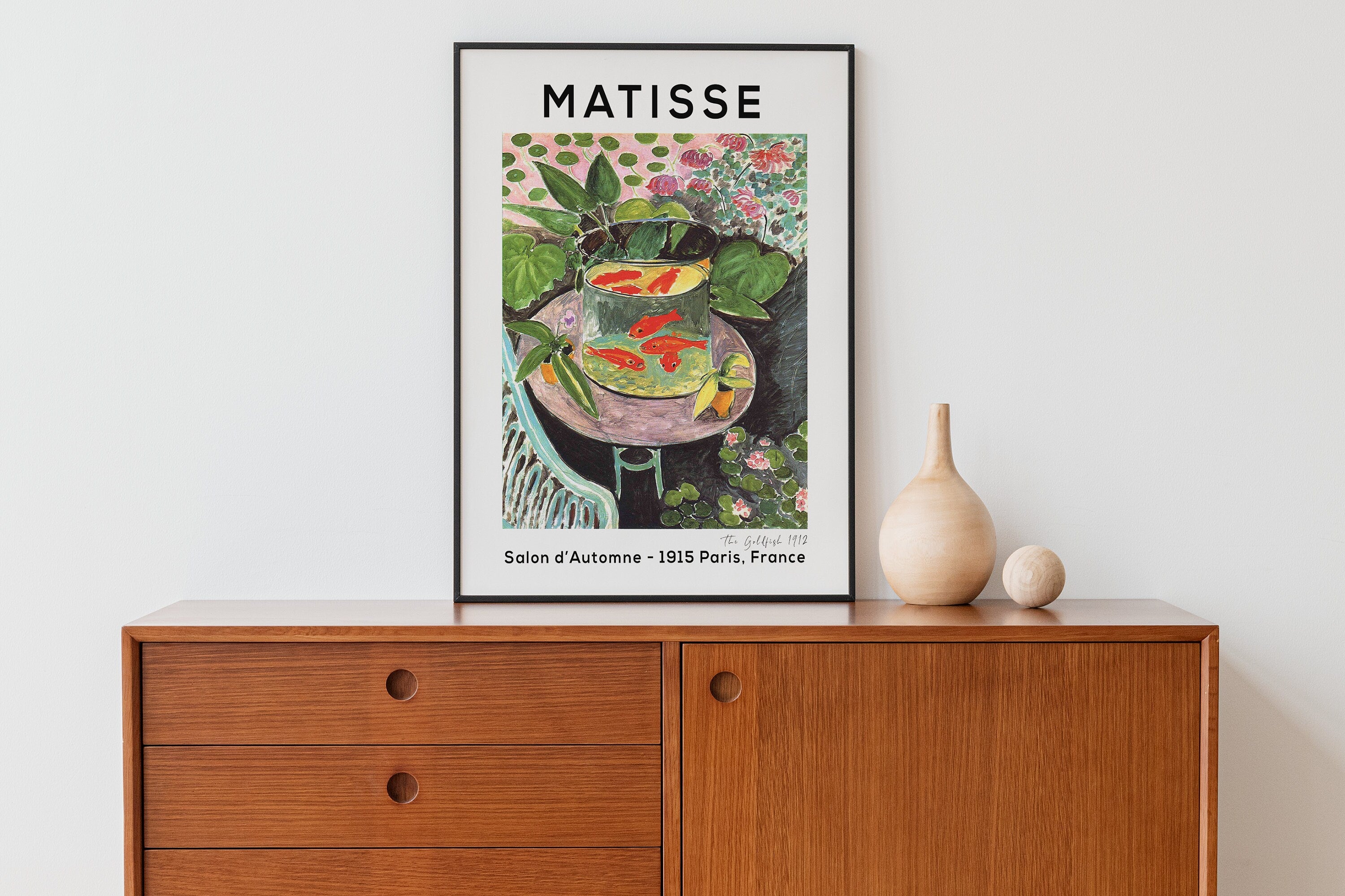 Henri Matisse The Goldfish, Exhibition Poster, Floral Wall Art, Flower Print, Home Decor