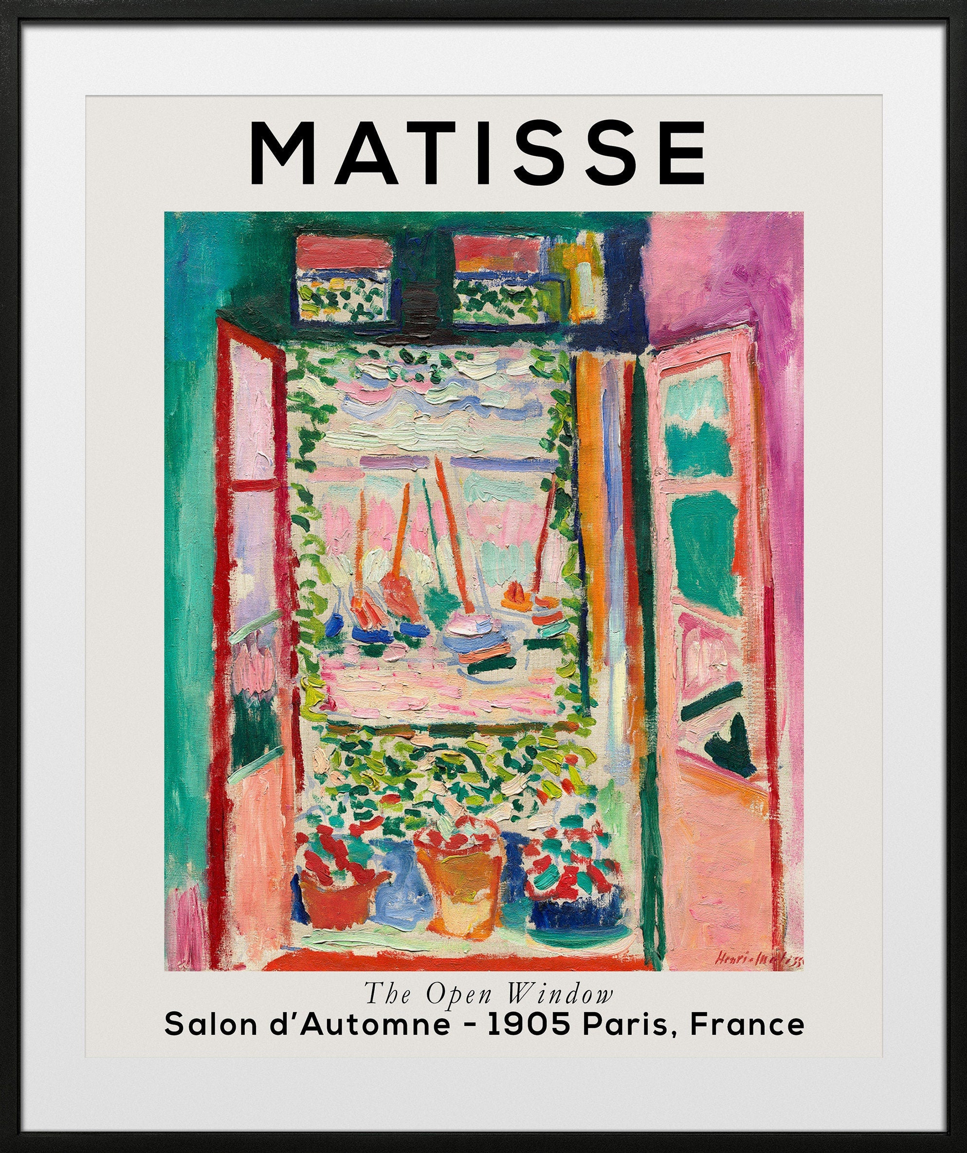 Henri Matisse Print Set of 3 Exhibition Art