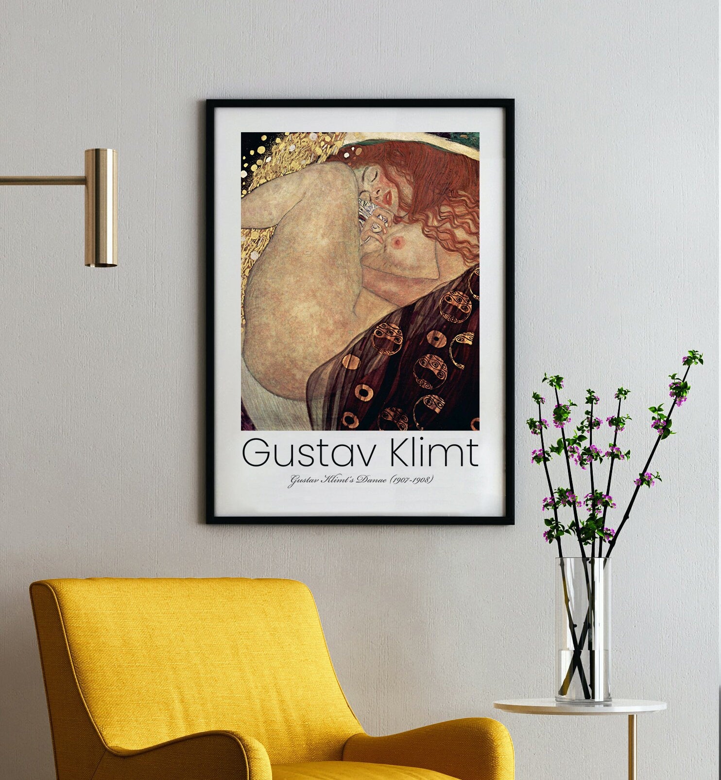 Gustav Klimt Print Set, Klimt Artwork, Set of 3 Exhibition Prints, Exhibition Poster, Large Wall Decor