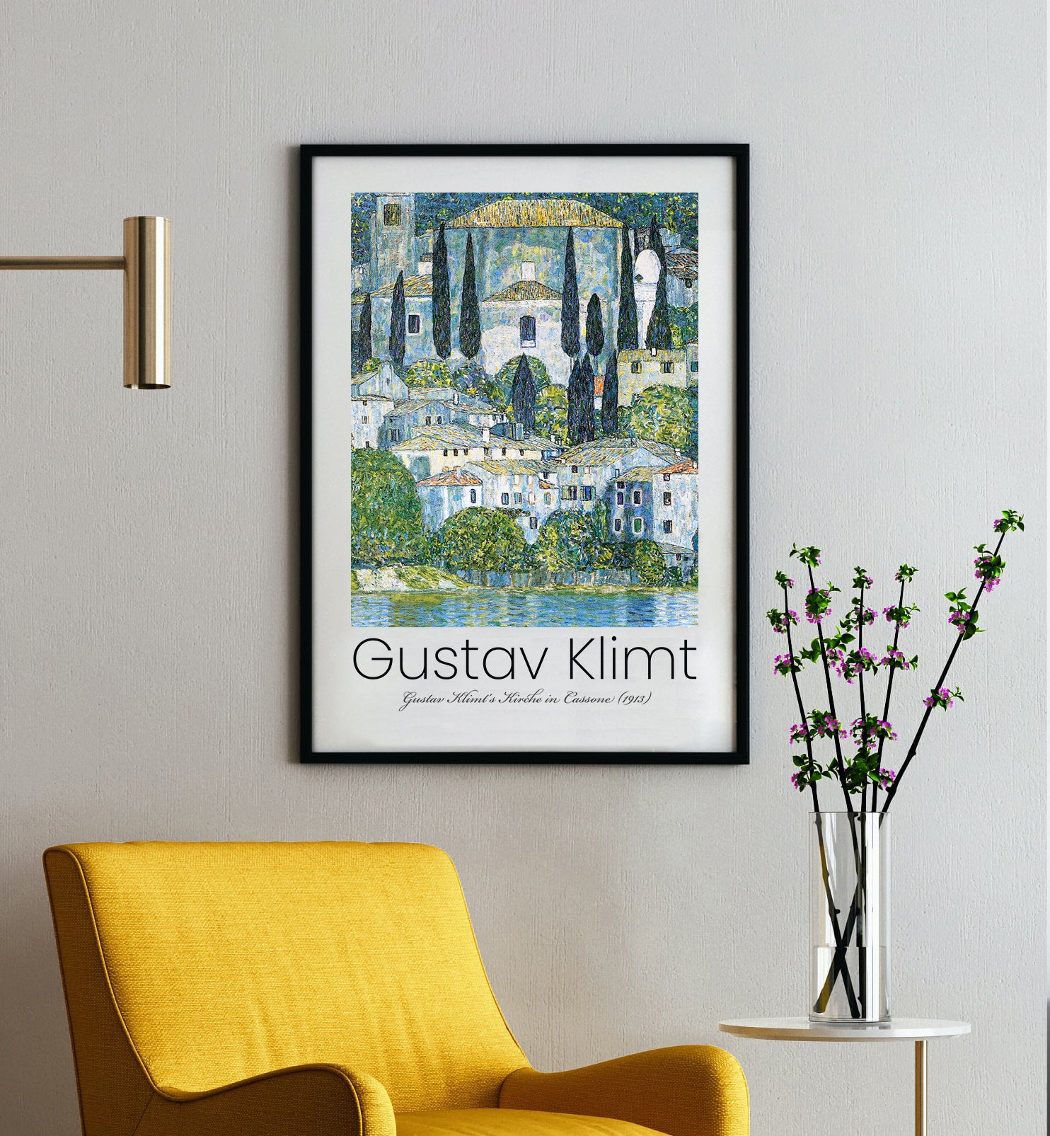 Set of 3 Gustav Klimt, Gustav Klimt Print, Set of 3 Exhibition Prints, Museum Posters