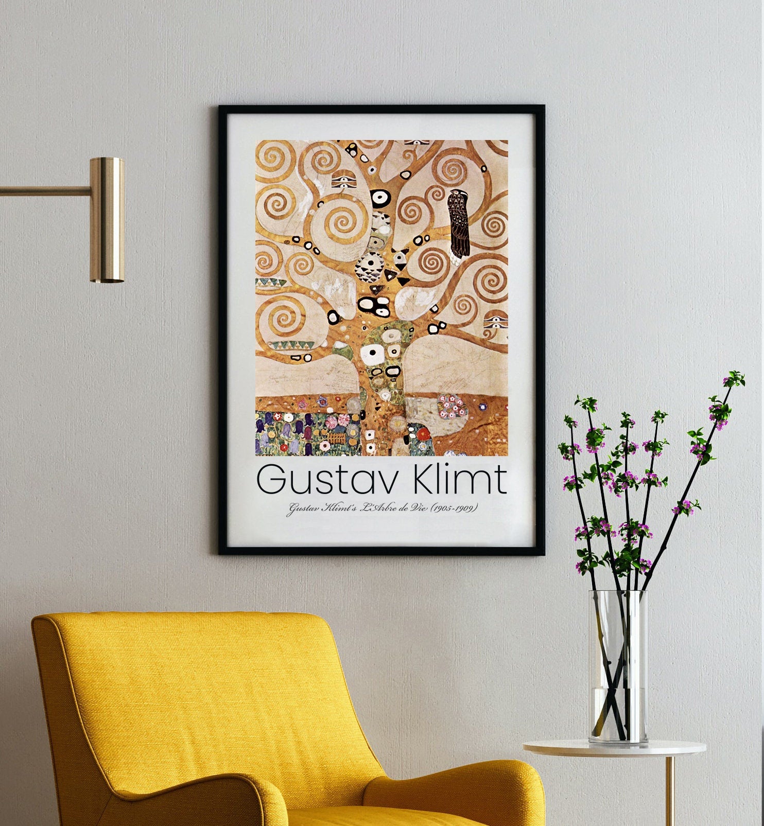 Set of 3 Gustav Klimt, Gustav Klimt Print, Set of 3 Exhibition Prints, Museum Posters