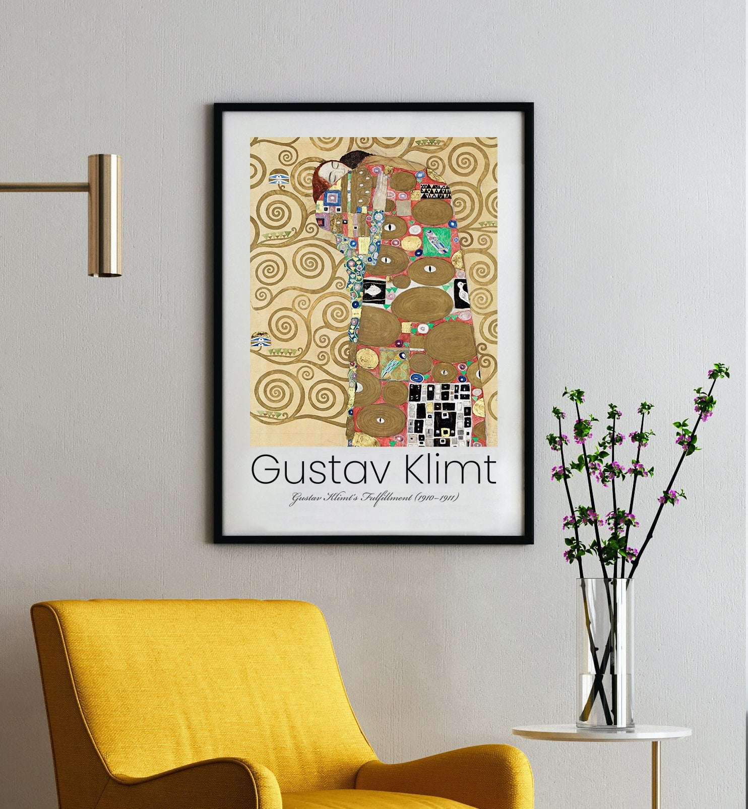 Set of 3 Gustav Klimt, Gustav Klimt Print, Set of 3 Exhibition Prints, Museum Posters