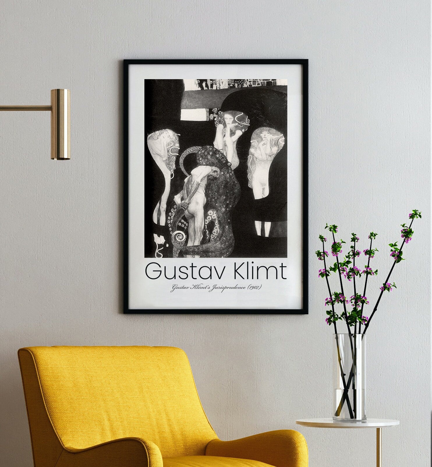 Set of 3 Gustav Klimt, Gustav Klimt Print, Set of 3 Exhibition Prints, Museum Posters