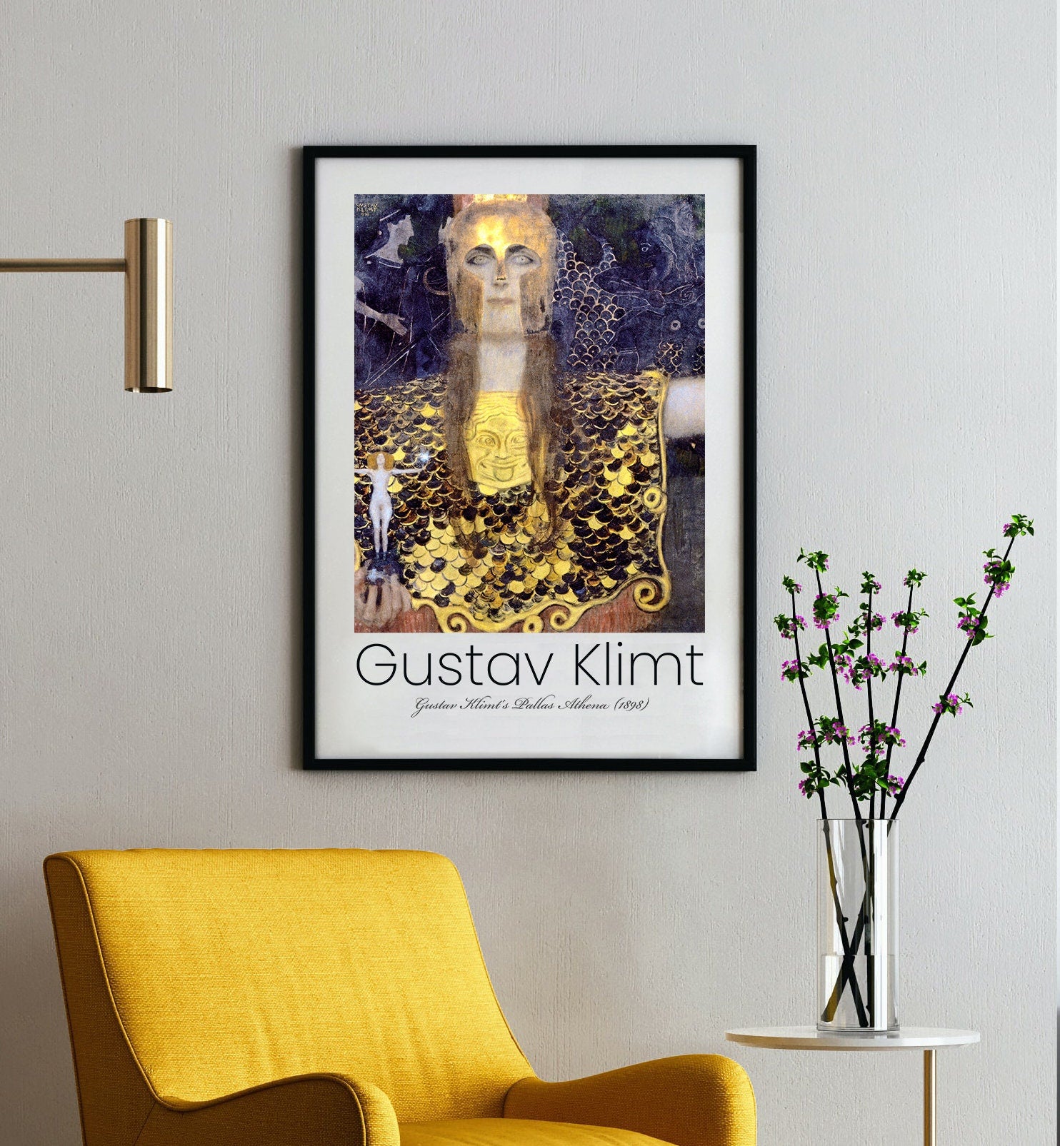 Klimt Set of 3 Prints, Gustav Klimt Print, Set of 3 Exhibition Prints, Museum Posters