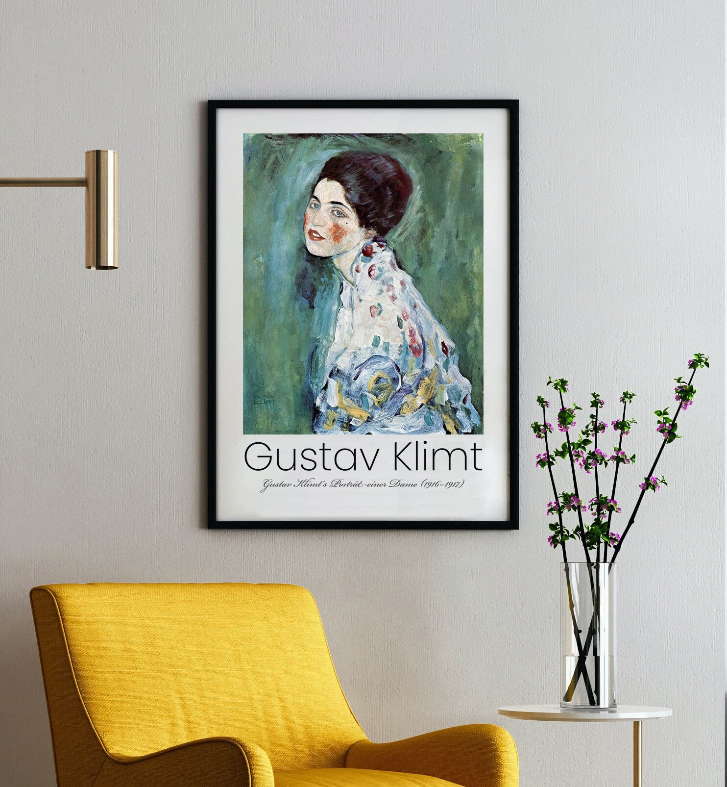 Gustav Klimt Print Set of 3 Exhibition Art, Exhibition Poster, Large Wall Decor