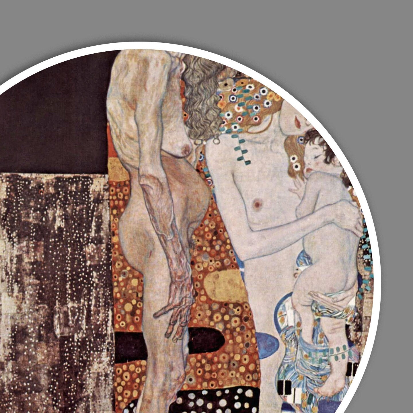 Gustav Klimt Print Set of 3 Exhibition Art, Exhibition Poster, Large Wall Decor