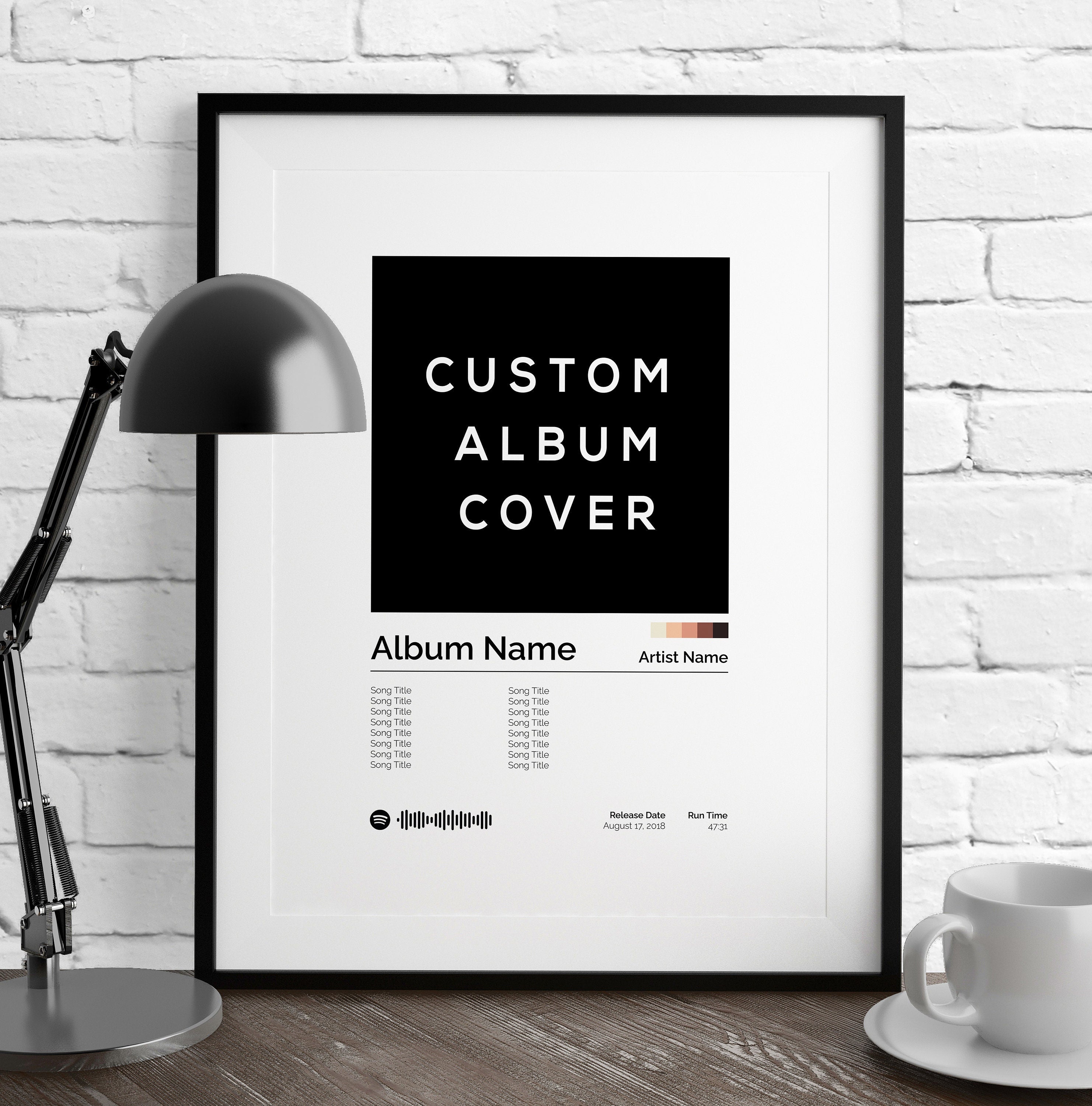 Custom Album Cover SET OF 3 | Music Poster | Album Poster | Album | Personalized Album Print | Album Art